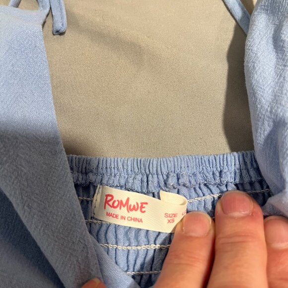 Romwe Size XS Blue Sundress - Picture 2 of 2